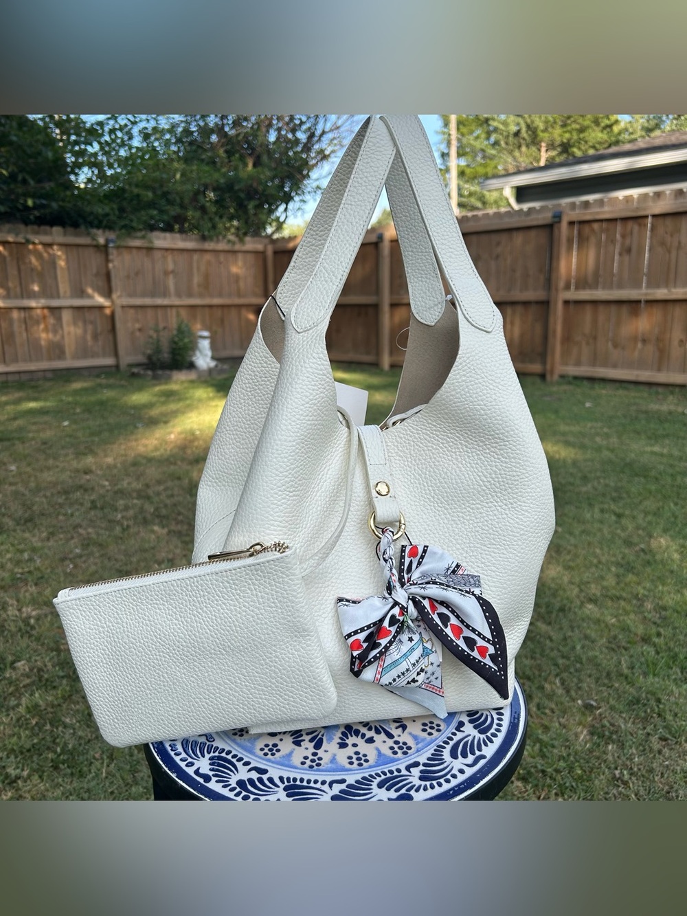 La via Leather Soft Double Handle Handbag